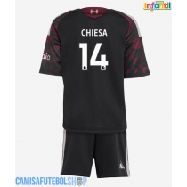 Camisa de time de futebol Liverpool Federico Chiesa #14 Replicas 3º Equipamento Infantil 2026-27 Manga Curta (+ Calças curtas)